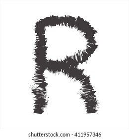 font black R for business on website.