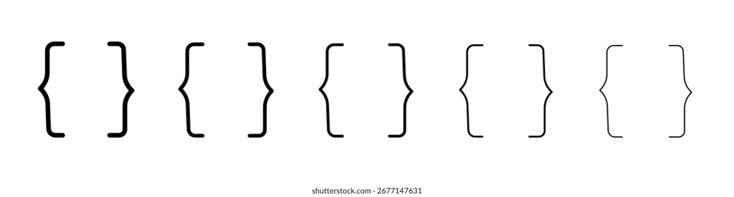 Signo de Vector blanco y negro del icono de los soportes de fuente