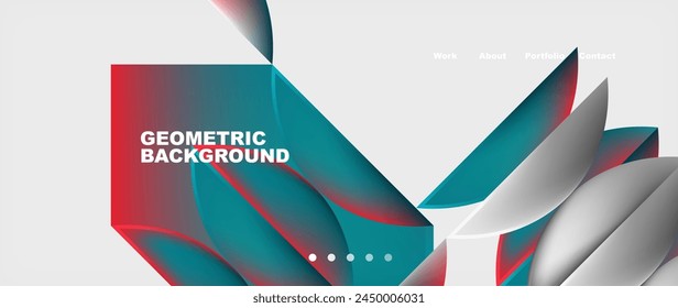 Un logotipo de la marca Font con un fondo geométrico con un degradado rojo, azul eléctrico y blanco. El patrón incluye triángulos inspirados en personajes de ficción