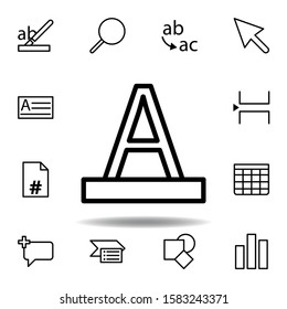 font color icon.  