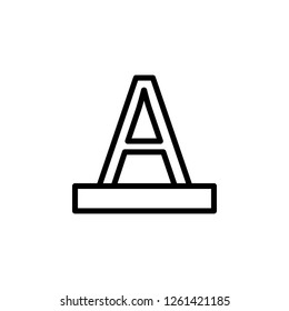 font color icon. Can be used for web, logo, mobile app, UI, UX
