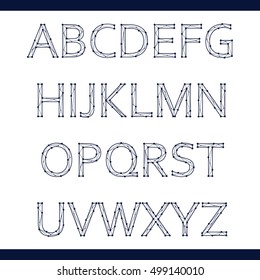 font constellation vector