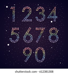 font constellation vector