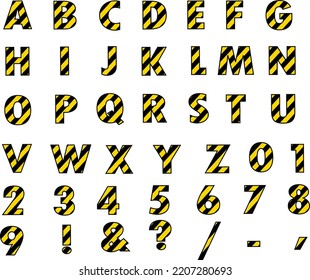 Font Construction on white background. Decorative vintage retro typeface. flat style.