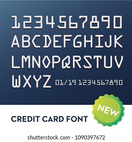 Font for credit cards