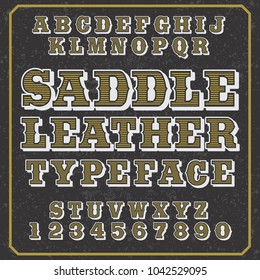 font design – handcrafted vector collection