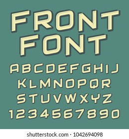 font design – handcrafted vector collection