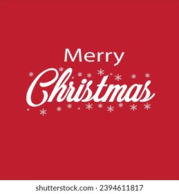 Font design of Merry Christmas. Vector. Color can be changed as you like.