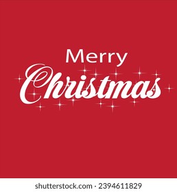 Font design of Merry Christmas. Vector. Color can be changed as you like.