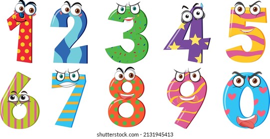 Font Design Number One Zero On Stock Vector (Royalty Free) 2131945413 ...