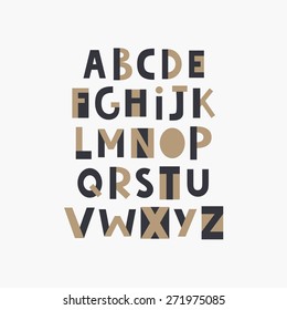 font design. vector