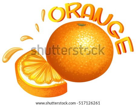 Similar – Image, Stock Photo orange Fruit Orange