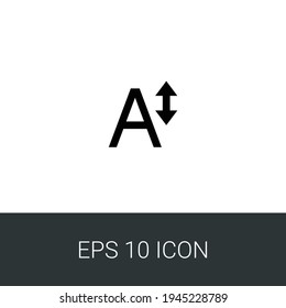 Tipos de letra 10 icono simple