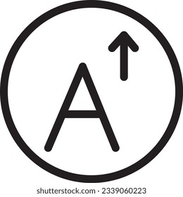 Font Format Text Outline Icon