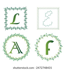 font, fresh, illustration, leaf, nature, green, design, isolated, lettering, plant, background, natural, floral, spring, art, deep green, print, abstract, saint, st, patrick, paper, holiday, shamrock,