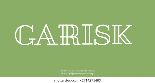FONT GARISK FOR DESIGN TECHNOLOGY