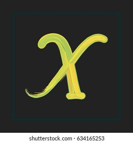 Font Hand drawn typeface named zero