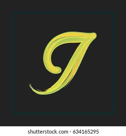 Font Hand drawn typeface named zero