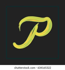 Font Hand drawn typeface named zero