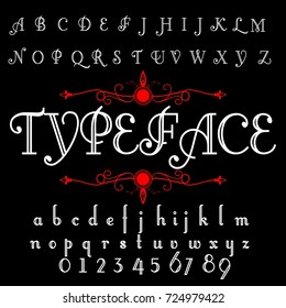 Font handcrafted vector script alphabet fonts symbol design named typeface. Handwritten vector ABC fonts, symbols and numbers
