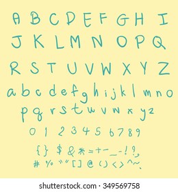 font handwriting