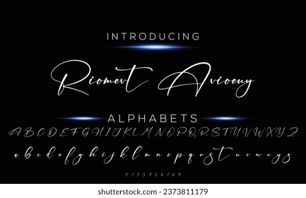 Font Handwritten Signature Brush Font Type Font lettering handwritten