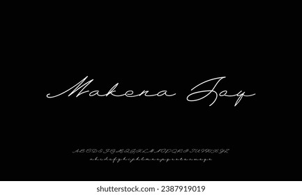 Font Handwritten Signature Brush Font Type Font lettering handwritten