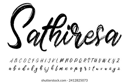  Font Handwritten Signature Brush Font Type Font lettering handwritten