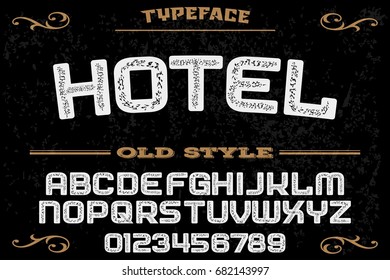 font handwritten vector Calligraphic alphabet,vector,script,font,labels named vintage font alphabet handcrafted vector named hotel