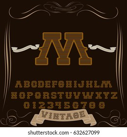 font handwritten vector Calligraphic vector vintage alphabet,vector,script,font,labels,designers for typeface,grunge,banners with decoration,handcrafted,Hand Lettering named M vintage