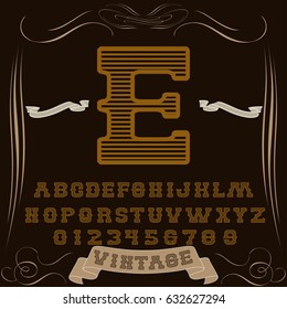 font handwritten vector Calligraphic vector vintage alphabet,vector,script,font,labels,designers for typeface,grunge,banners with decoration,handcrafted,Hand Lettering named  E vintage