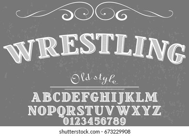 font handwritten vector Calligraphic vector vintage alphabet,vector,script,font,labels,designers for typeface,grunge,banners with decoration,handcrafted,Hand Lettering named wrestling