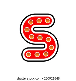 Font with holes.