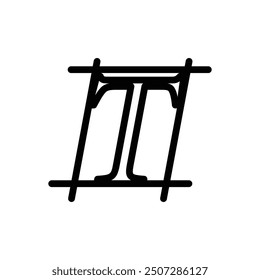 font icon design on white background