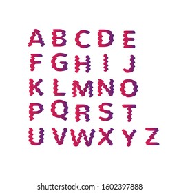 FONT ICON DESIGN SET VECTOR