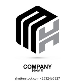 Ícone de fonte. ícone de logotipo isolado no fundo branco. Exágono moderno do design do logotipo do monograma e letras X. Mais um conjunto de letras para criar o logotipo.