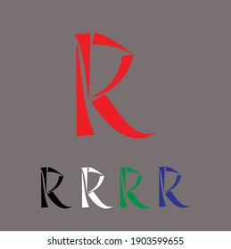 Font Of Letter R, Fit For Your Icon Or Design If You Use Letter R