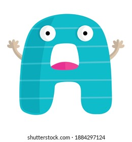 Font letter A vector alphabet logo character design