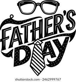 font lettering fathers day design