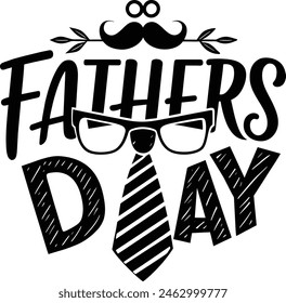 font lettering fathers day design