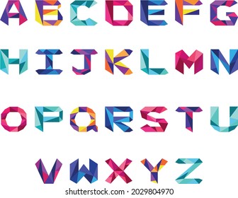 fuente, ilustración vectorial de letras, tipografía