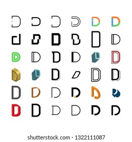 Font logo. Modern design vector font for title, header, lettering. Corporate Vector abc technology typeface. Letters, Numbers line art style