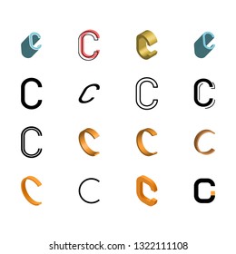 Font logo. Modern design vector font for title, header, lettering. Corporate Vector abc technology typeface. Letters, Numbers line art style