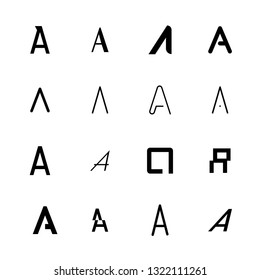 Font logo. Modern design vector font for title, header, lettering. Corporate Vector abc technology typeface. Letters, Numbers line art style