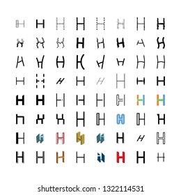 Font logo. Modern design vector font for title, header, lettering. Corporate Vector abc technology typeface. Letters, Numbers line art style