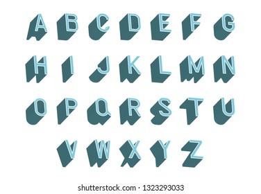 Font logo. Modern design vector font for title, header, lettering. Corporate Vector abc technology typeface. Letters line art style