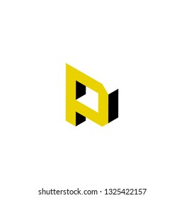 Font logo. Modern design vector font for title, header, lettering. Corporate Vector abc technology typeface. Letters line art style