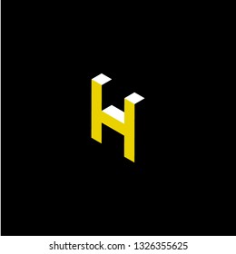 Font logo. Modern design vector font for title, header, lettering. Corporate Vector abc technology typeface. Letters line art style