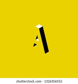 Font logo. Modern design vector font for title, header, lettering. Corporate Vector abc technology typeface. Letters line art style