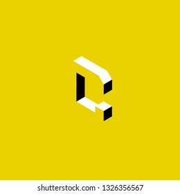 Font logo. Modern design vector font for title, header, lettering. Corporate Vector abc technology typeface. Letters line art style